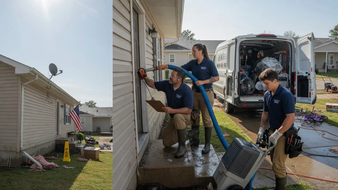 Ceiling Water Damage Restoration in Ottawa, KS near me